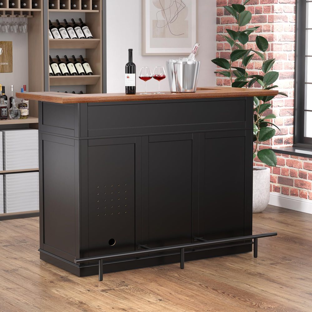 Home Bar And Fridge - Home Bar Unit with Fridge Space,