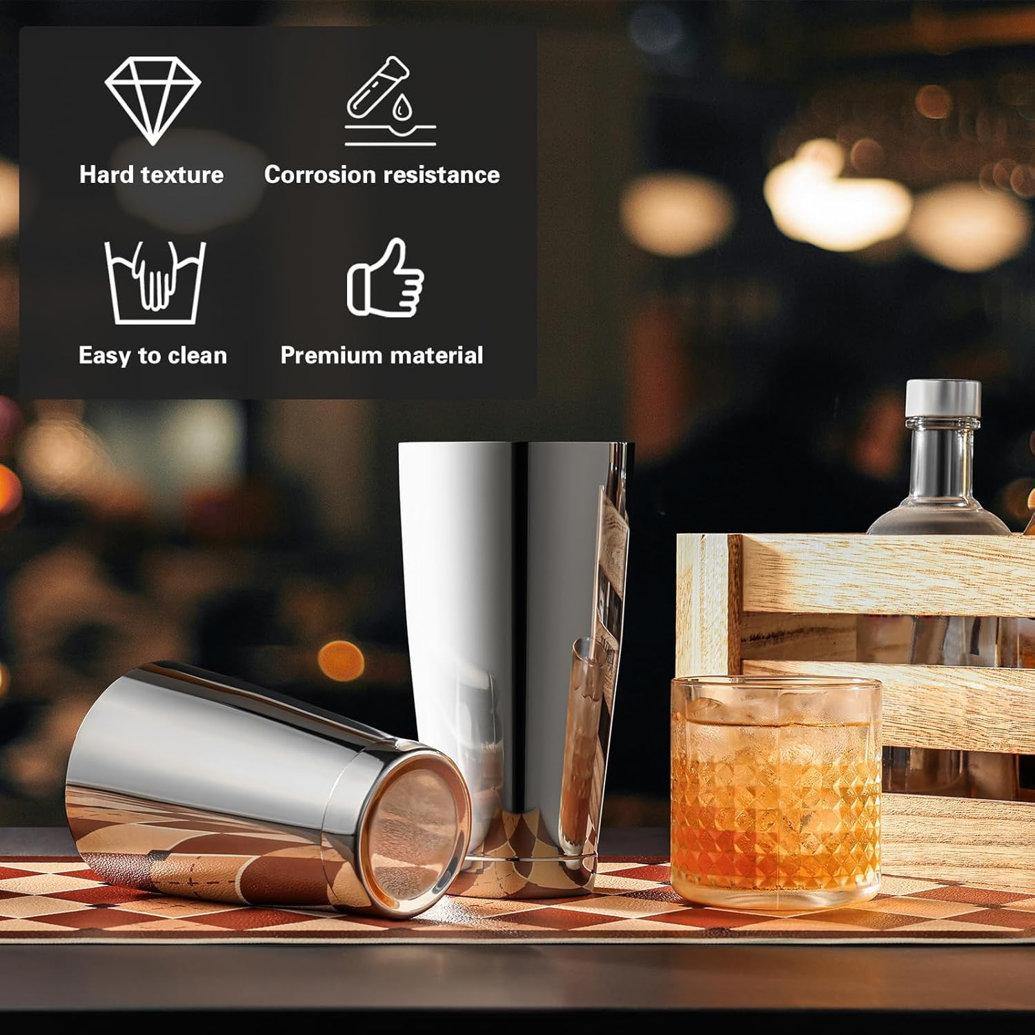 Boston Cocktail Shaker Set 18  - đánh giá và giá Boston Shaker Set