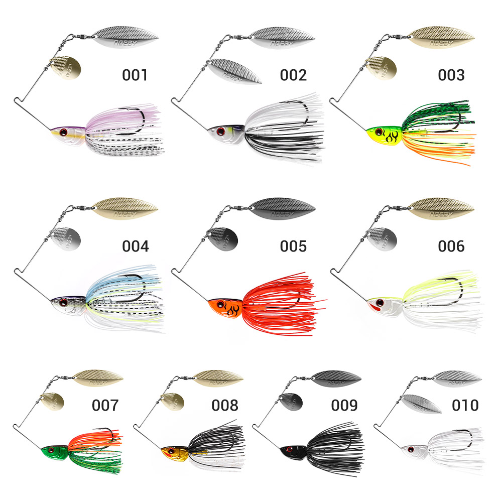 Noeby Spinnerbait 10.5g 14g 21 - đánh giá và giá Jigger Double Sided
