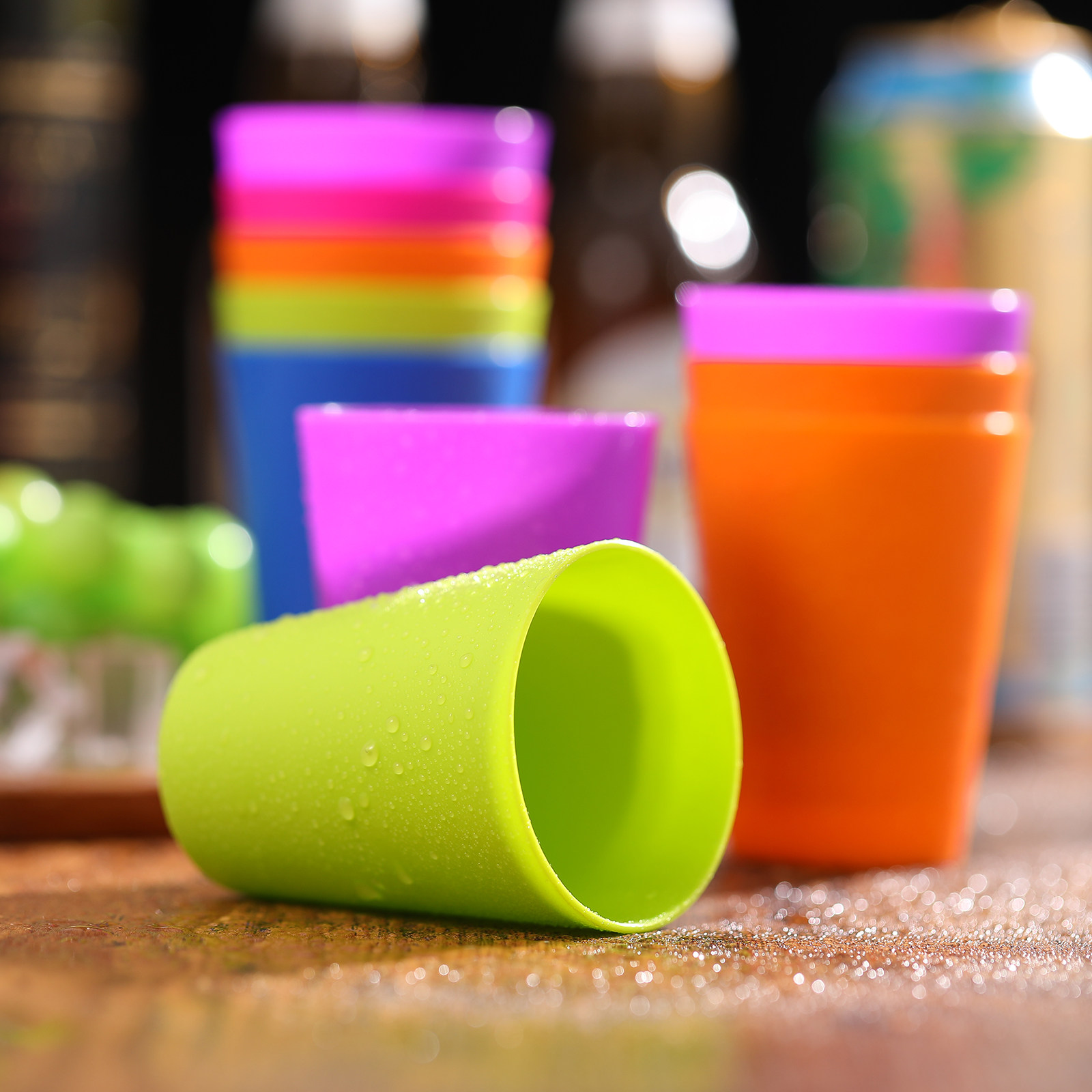 15Pcs Plastic Colorful Reusabl - đánh giá và giá Home Bar Supplies