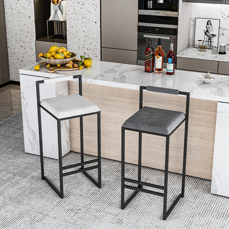 Nordic Velvet Black Bar Chairs - đánh giá và giá Home Bar Seating