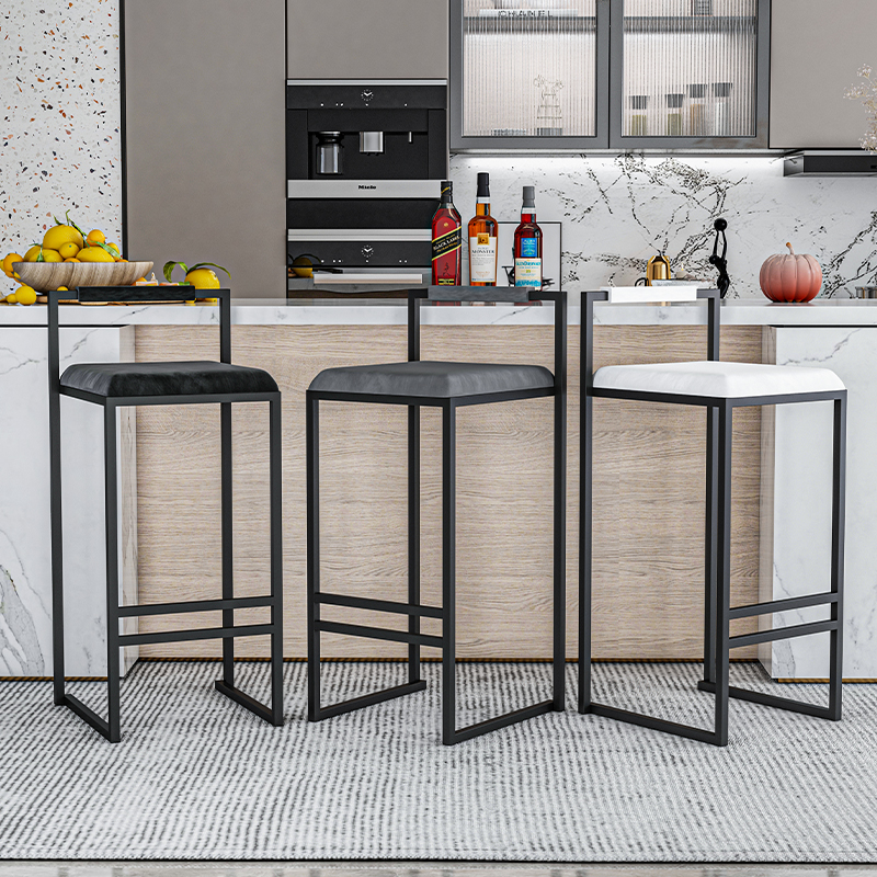 Nordic Velvet Black Bar Chairs - đánh giá và giá Home Bar Seating