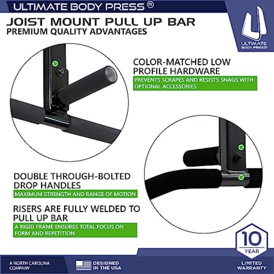Joist Mount Pull Up Bar for Ho - đánh giá và giá Home Bar And Gym