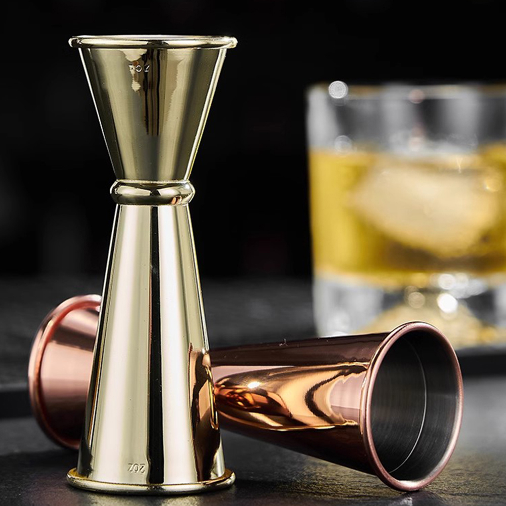 New Dual Shot Stainless Steel  - đánh giá và giá Jigger Double Sided