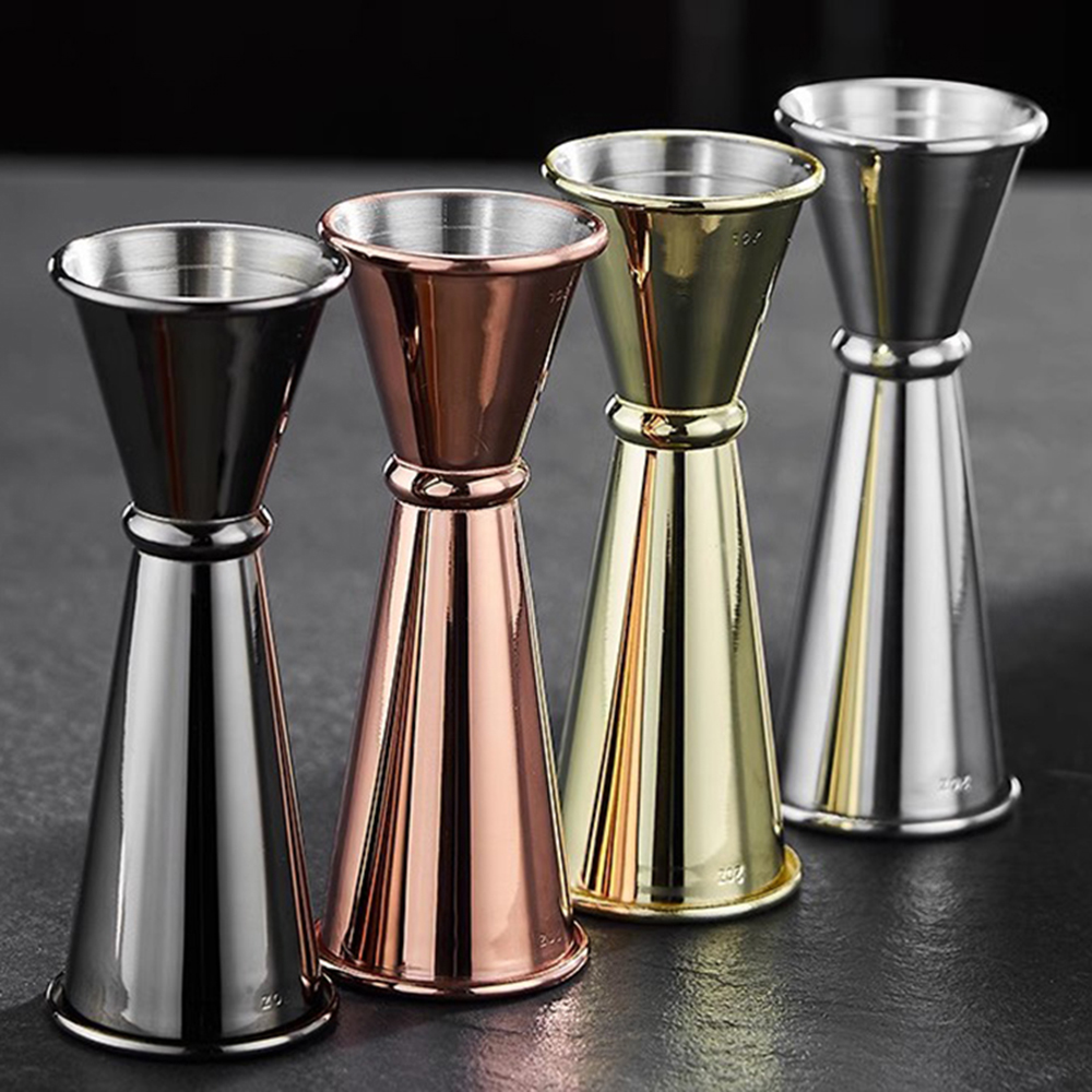 New Dual Shot Stainless Steel  - đánh giá và giá Jigger Double Sided