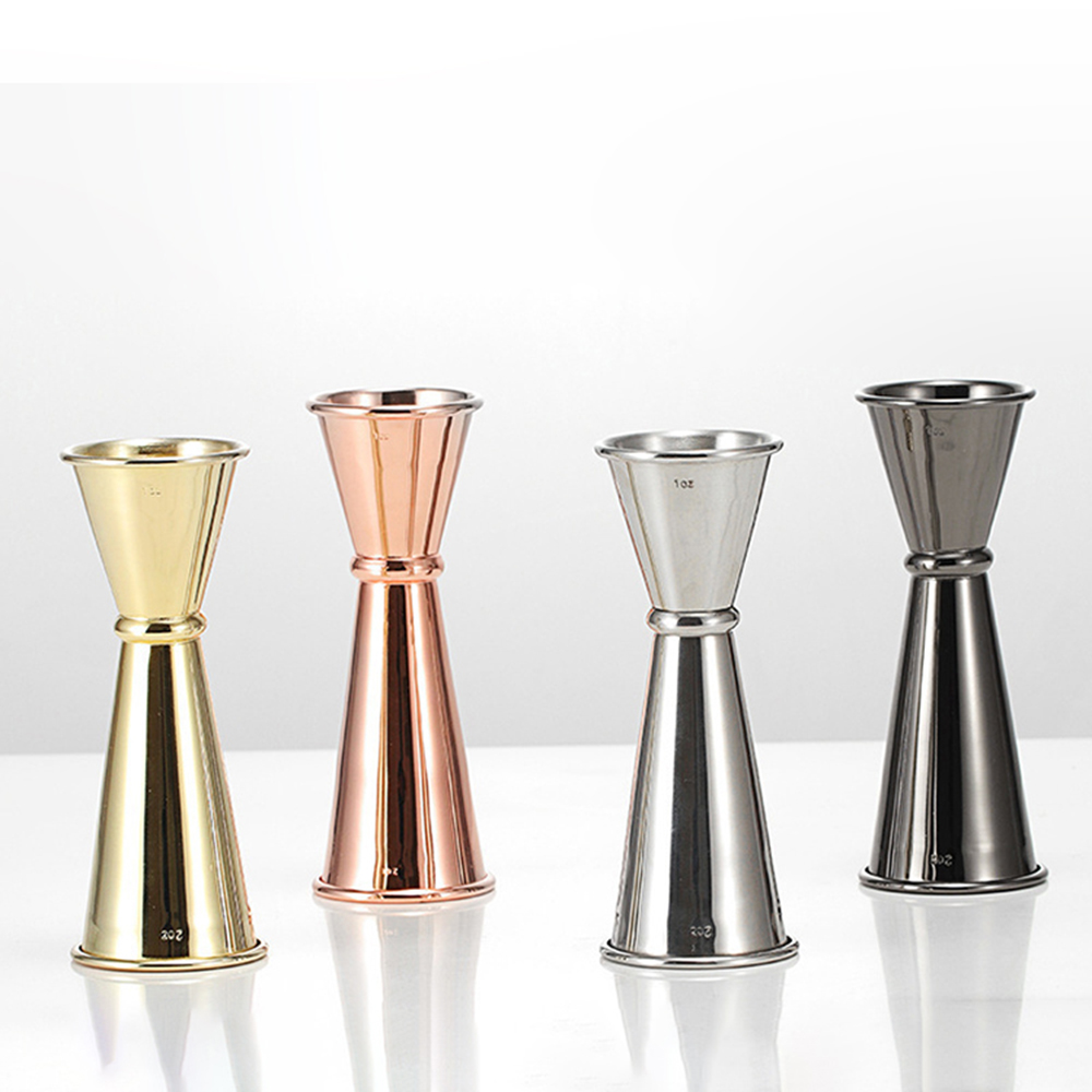 New Dual Shot Stainless Steel  - đánh giá và giá Jigger Double Sided