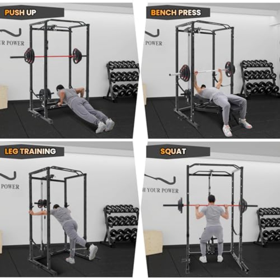 1600 Lbs Power Rack for Home G - đánh giá và giá Home Bar And Gym