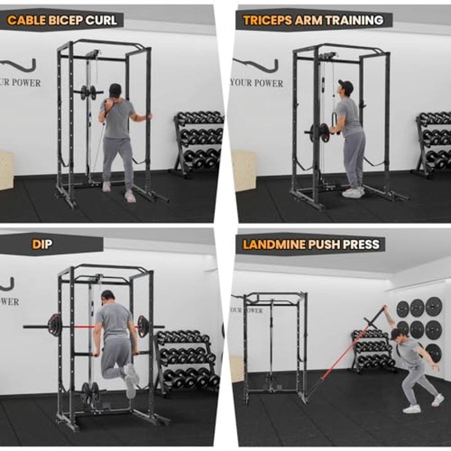 1600 Lbs Power Rack for Home G - đánh giá và giá Home Bar And Gym
