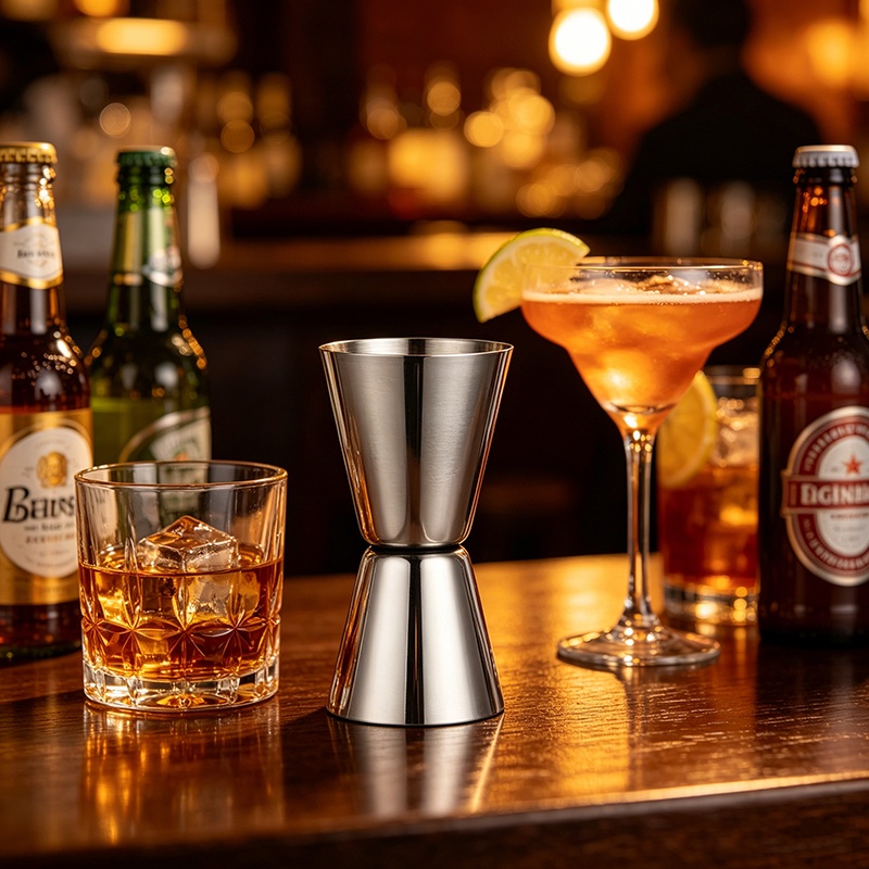 Stainless Steel Ounce Cocktail - đánh giá và giá Jigger Double Sided