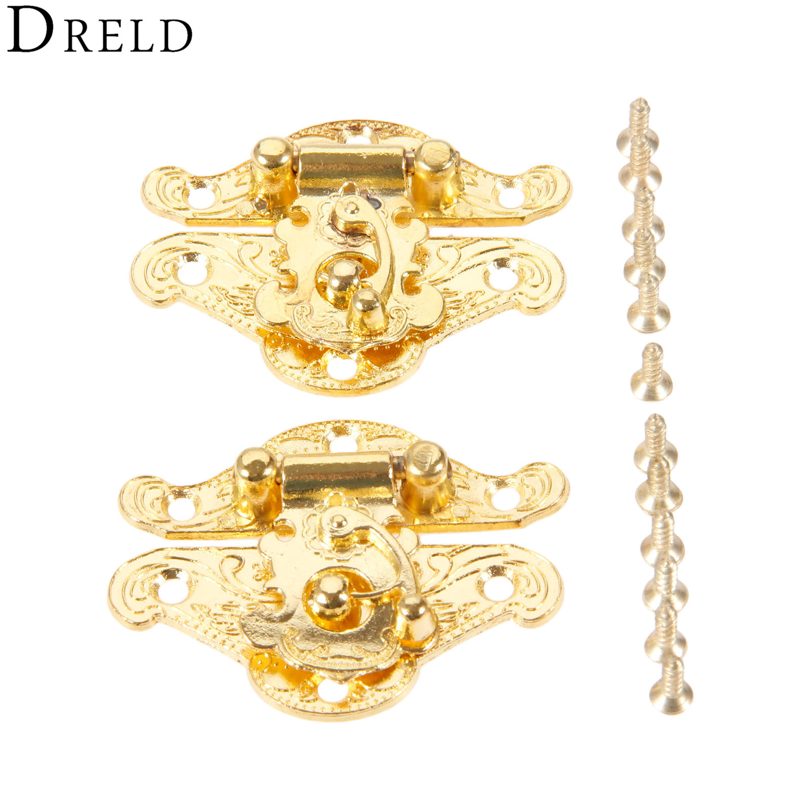 DRELD 2Pcs Antique Gold Box La - đánh giá và giá Bar Cart Gold