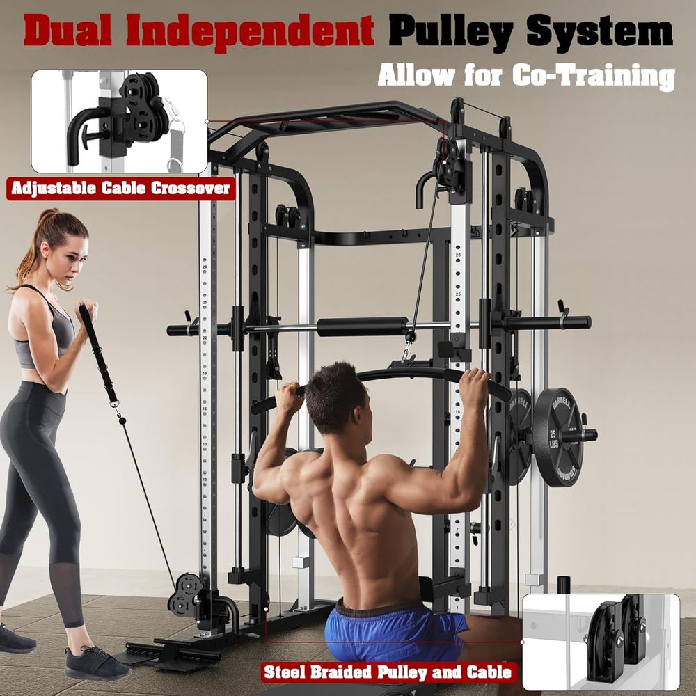 Versatile Power Cage with Adju - đánh giá và giá Home Bar And Gym
