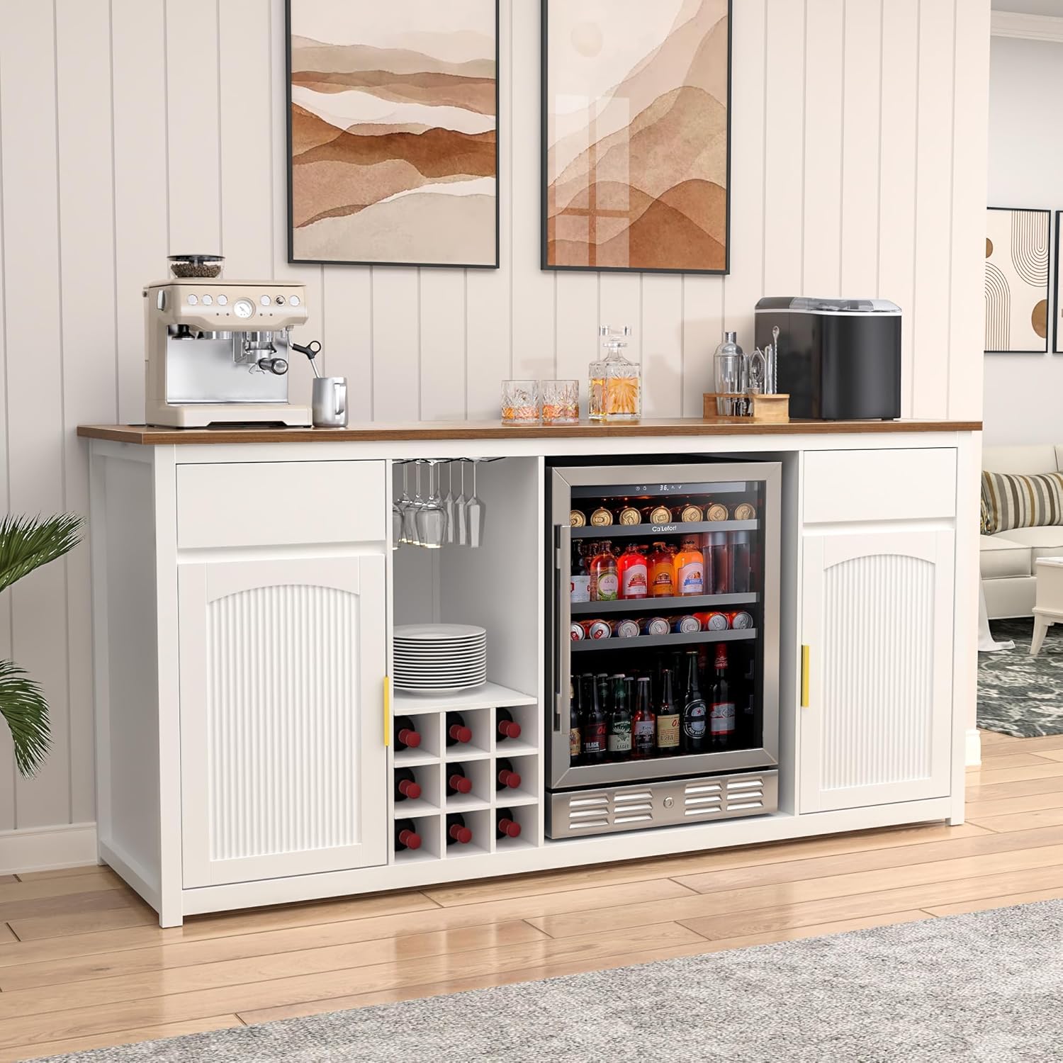 Extra Long Bar Cabinet Fridge  - đánh giá và giá Home Bar And Fridge