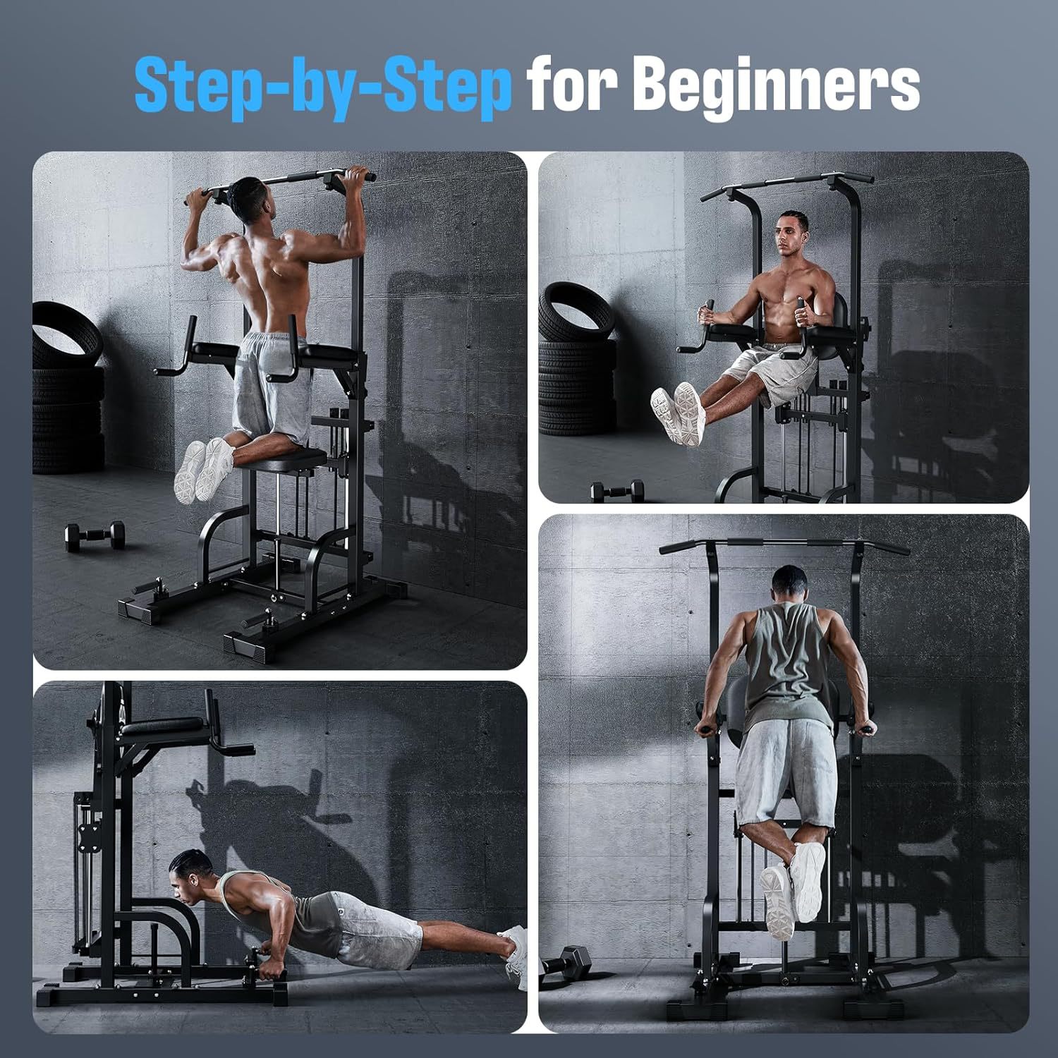 Power Tower Pull-Up Dip Statio - đánh giá và giá Home Bar And Gym