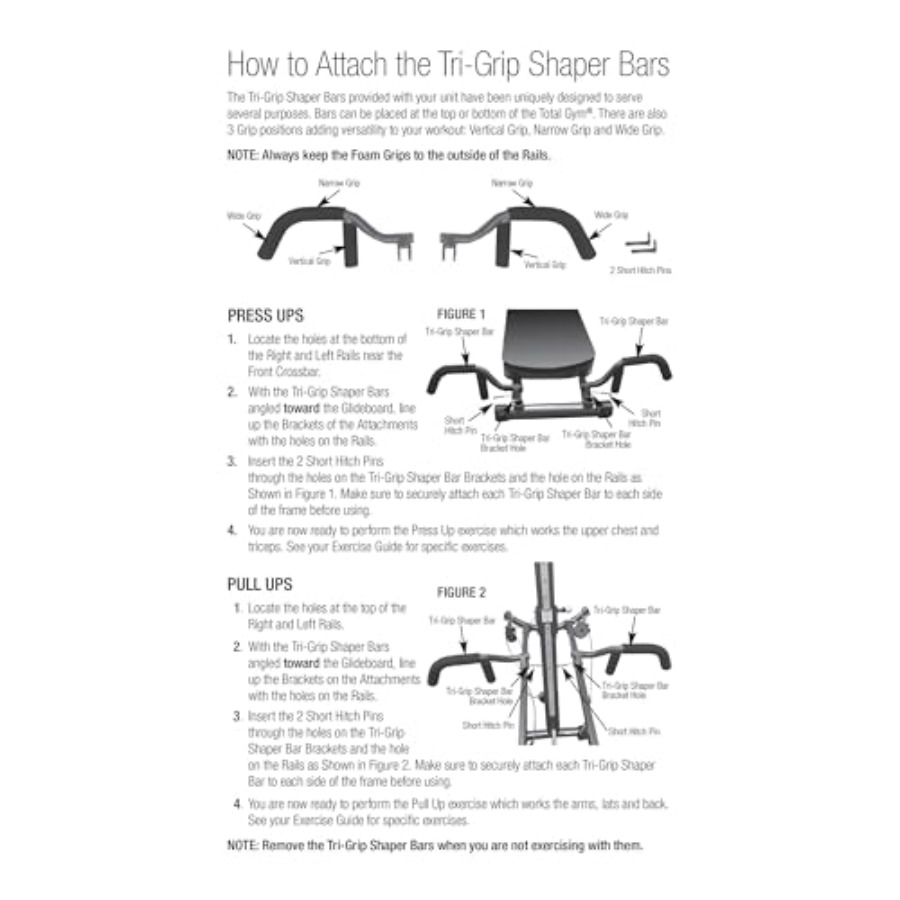Tri-Grip Shaper Bars for home  - đánh giá và giá Home Bar And Gym