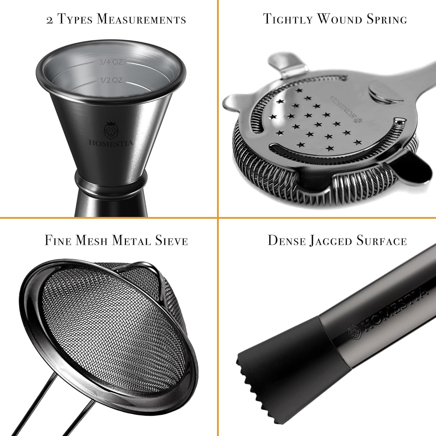 Cocktail Shaker Sets, 12 Pcs S - đánh giá và giá Boston Shaker Set