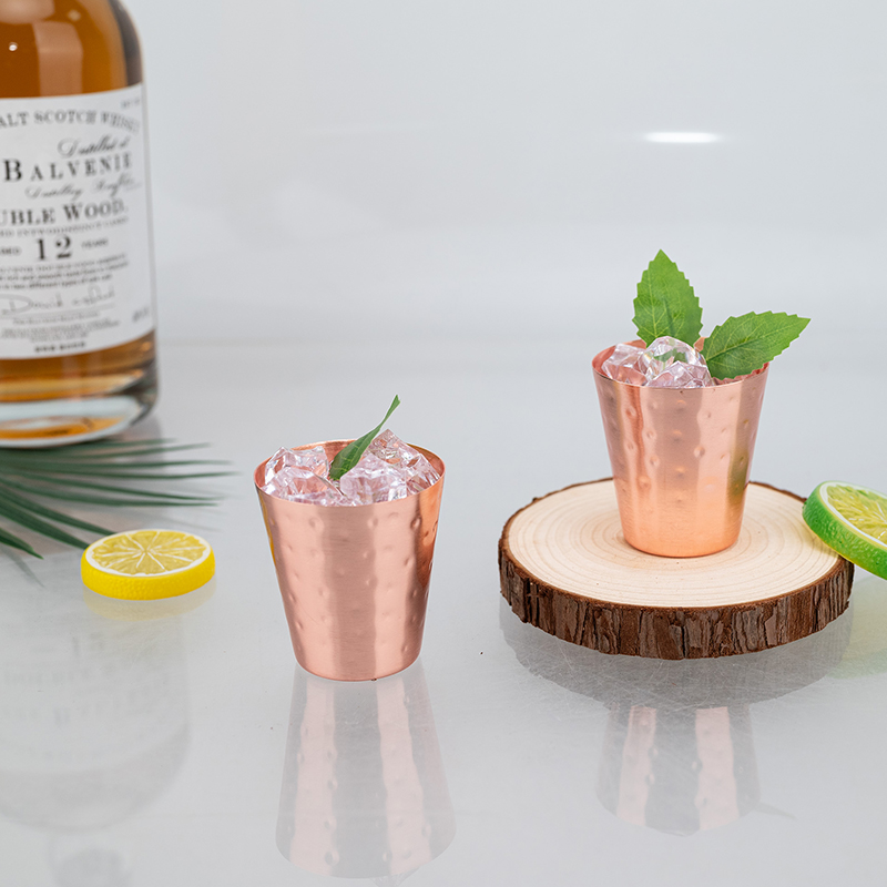 Hammered Pure Copper Shot Glas - đánh giá và giá Mule Copper Mug