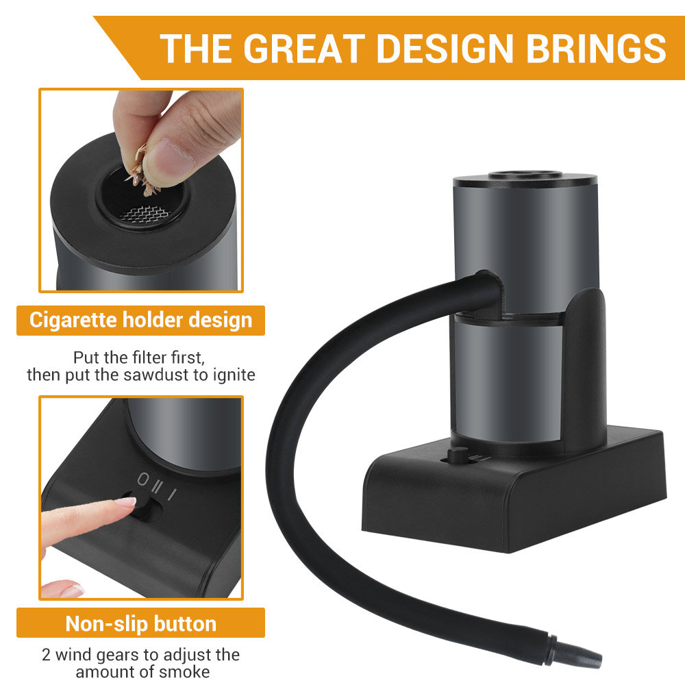 BORUiT Portable Food Cold Smok - đánh giá và giá Smoking Gun Kit