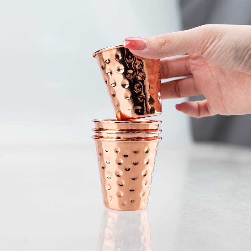 Hammered Copper Shot Glass 60m - đánh giá và giá Mule Copper Mug