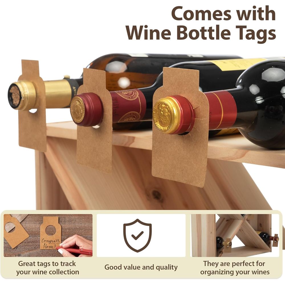 96 Bottle Wine Rack Countertop - đánh giá và giá Home Bar Shelves