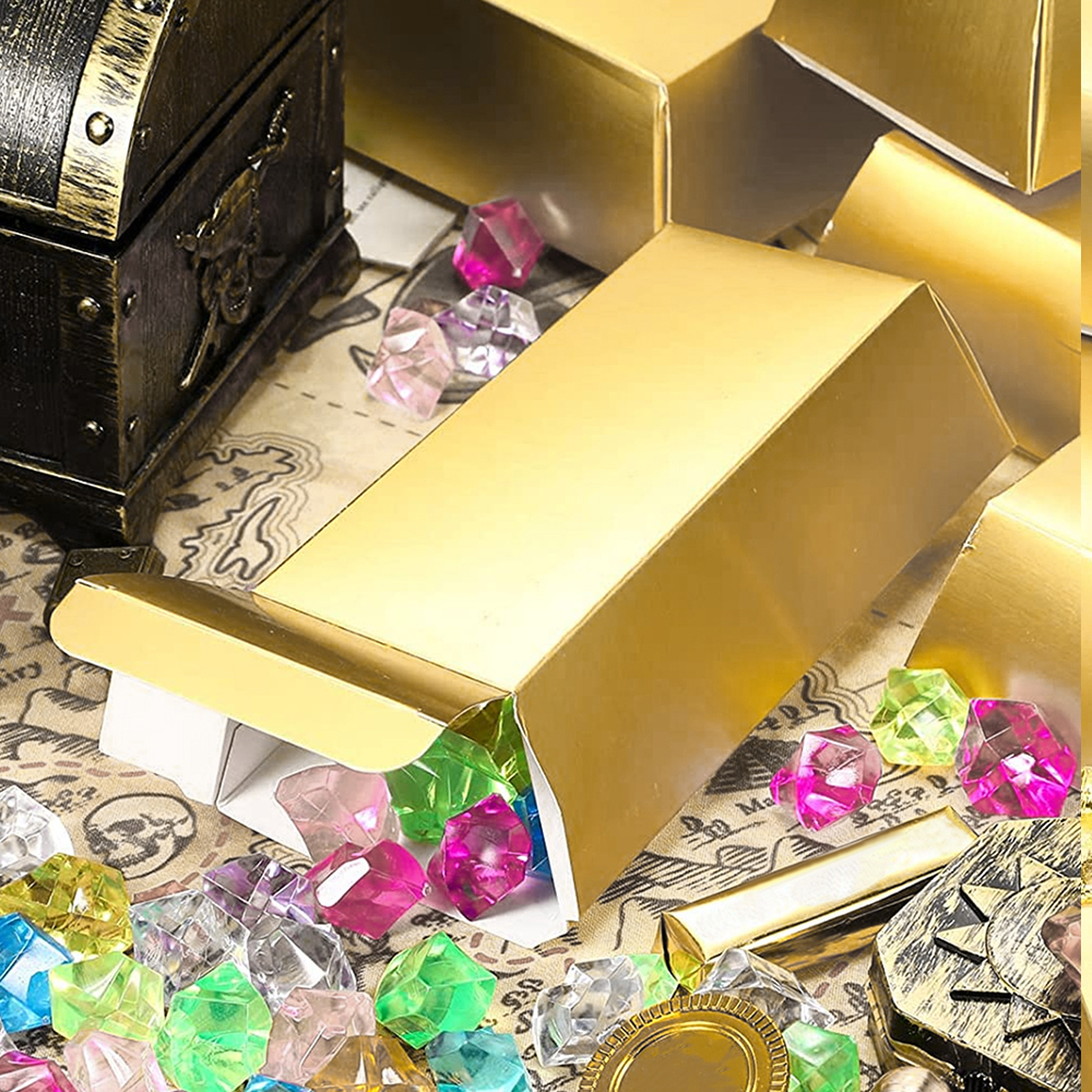 6Pcs Gold Bars Fake Bar Gift B - đánh giá và giá Bar Cart Gold