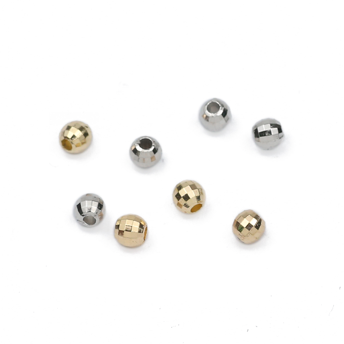 200PCS 4MM faceted round Loose - đánh giá và giá Bar Cart Gold