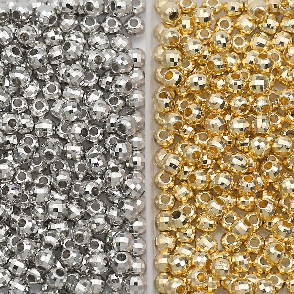 200PCS 4MM faceted round Loose - đánh giá và giá Bar Cart Gold