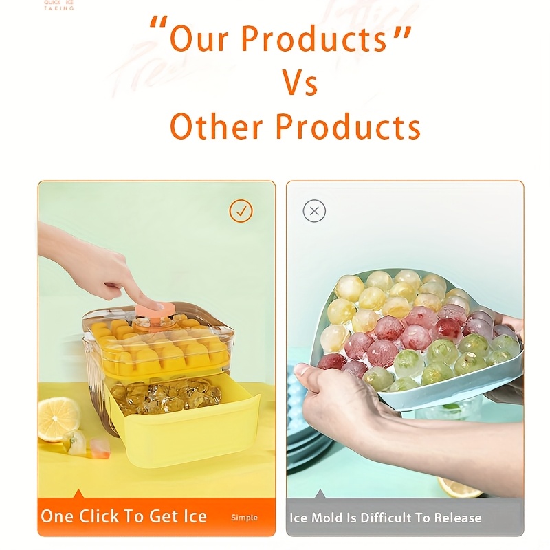48 Cells Ice Cube Tray Easy Co - đánh giá và giá Home Bar And Fridge