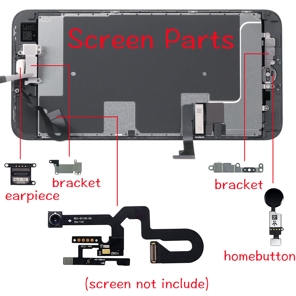 Front Camera Home Button Flex  - đánh giá và giá Home Bar Iphone