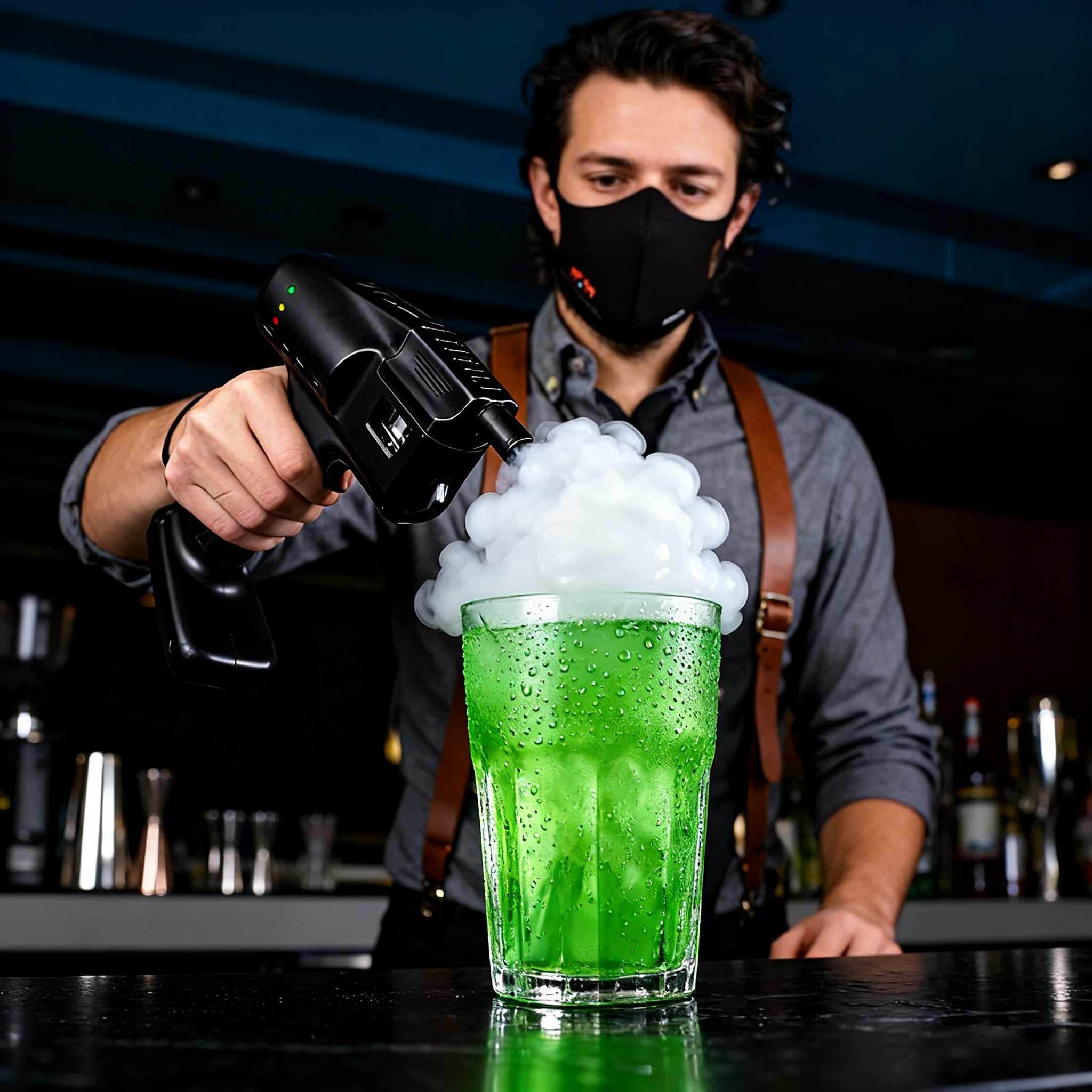 Cocktail Smoke Bubble Gun - US - đánh giá và giá Smoking Gun Kit
