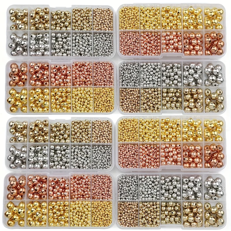 950PCS CCB 3/4/6/8/10MM Gold S - đánh giá và giá Bar Cart Gold