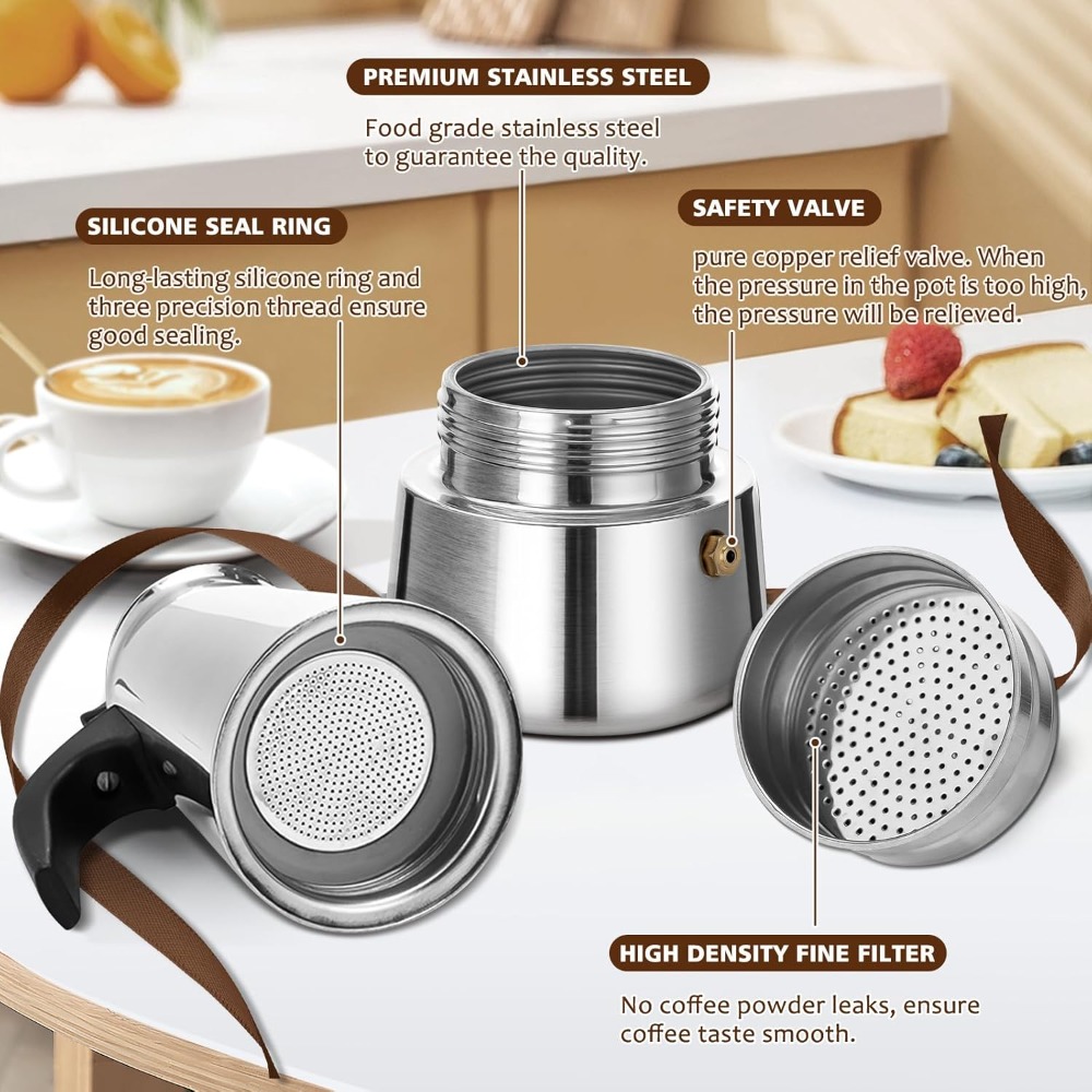 Portable Coffee Pot Stainless  - đánh giá và giá Home Barista