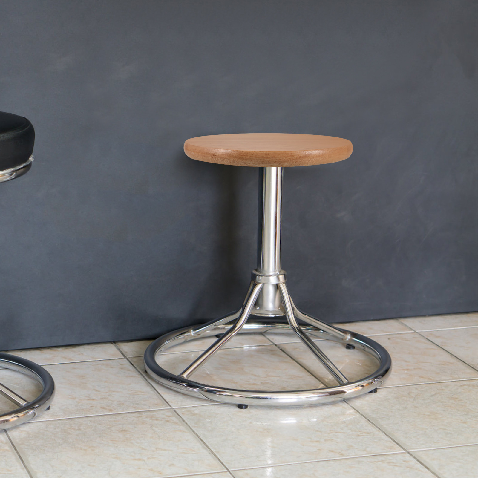 Round Wooden Bar Stool Seat Re - đánh giá và giá Home Bar Seating
