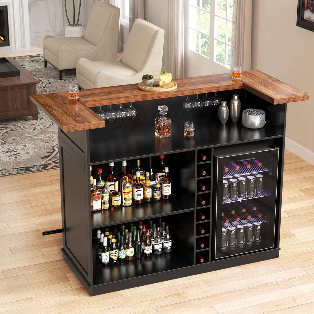 Home Bar Unit with Fridge Spac - đánh giá và giá Home Bar And Fridge