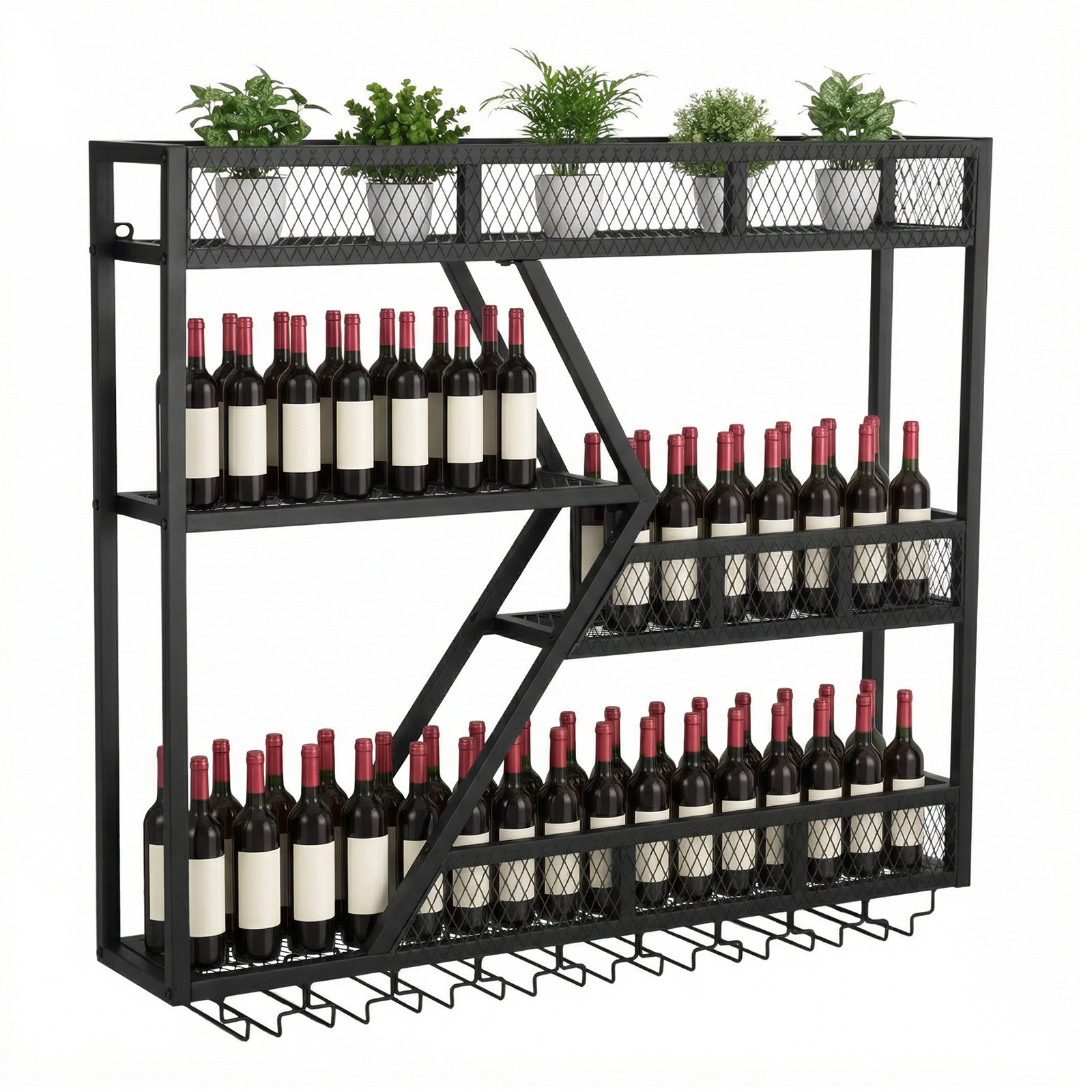39in 3-Tiers Floating Bar Shel - đánh giá và giá Home Bar Shelves