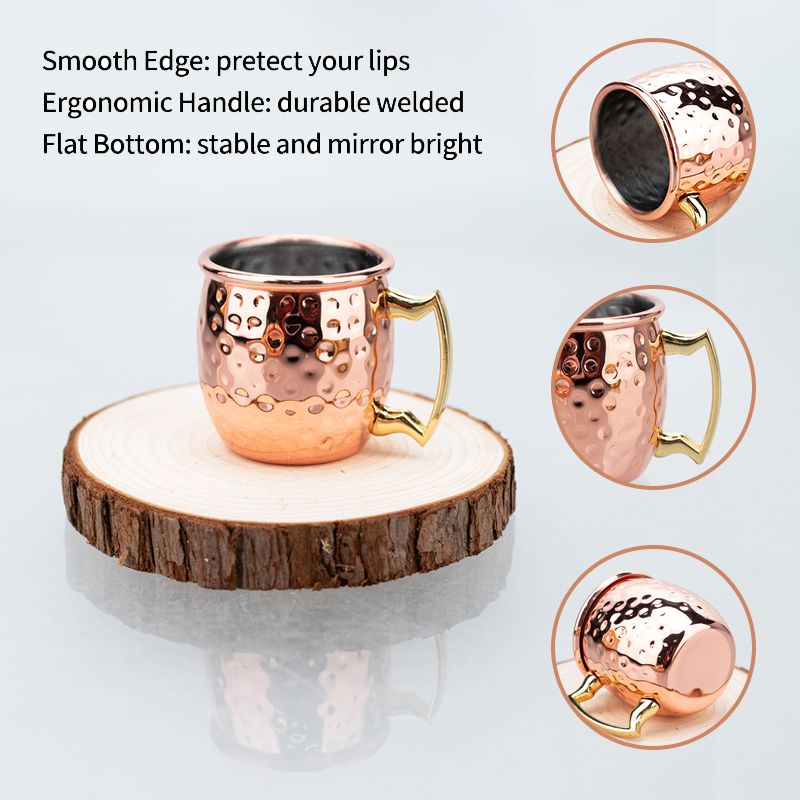 4Pcs 6Pcs 60ml Stainless Steel - đánh giá và giá Mule Copper Mug