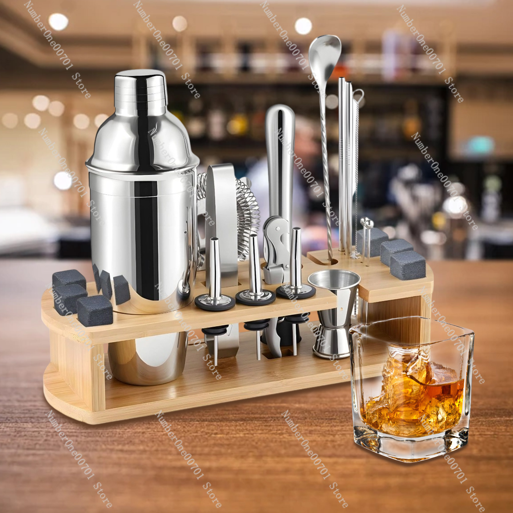 Stainless Steel Cocktail Shake - đánh giá và giá Boston Shaker Set