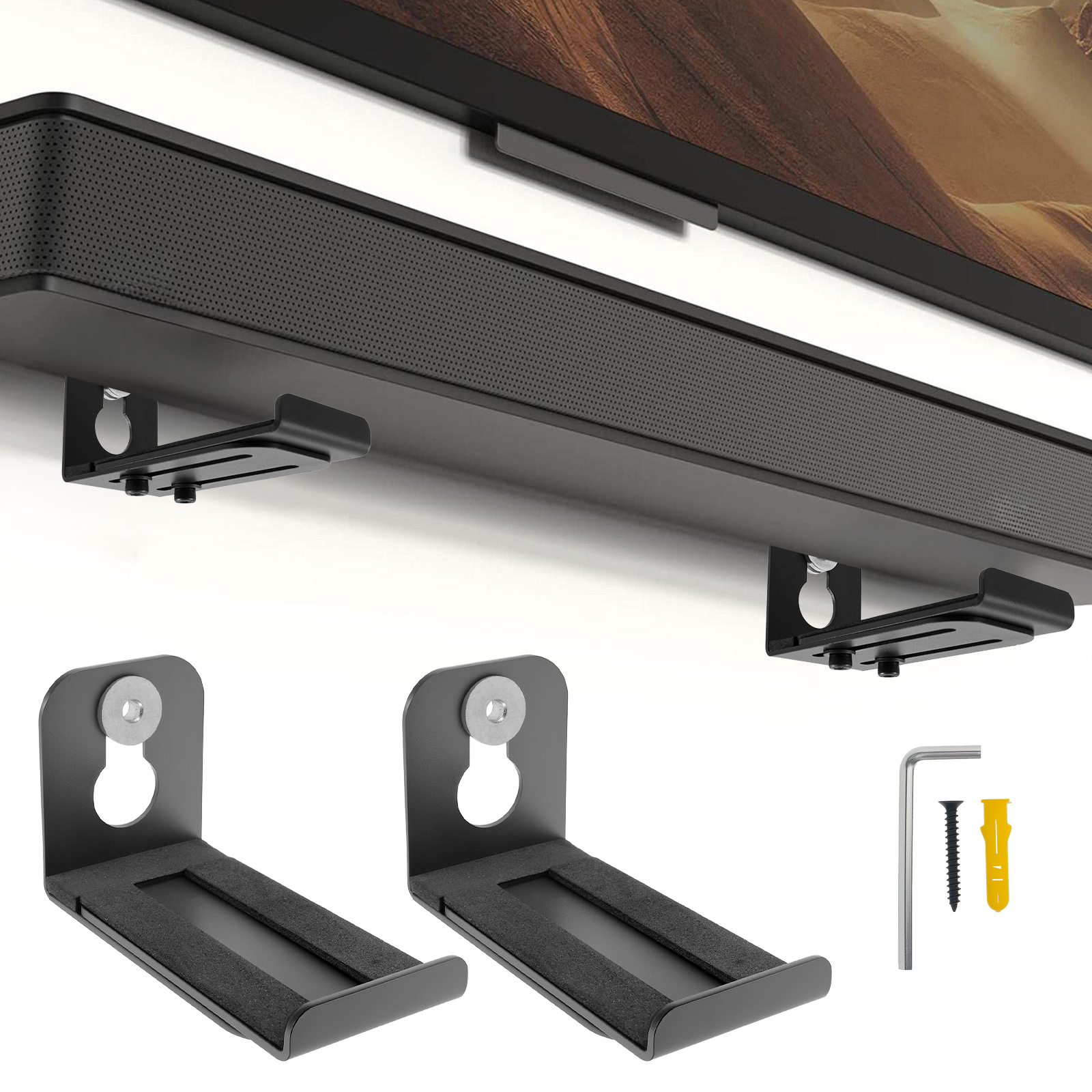 2Pcs Soundbar Speaker Stands W - đánh giá và giá Home Bar Set