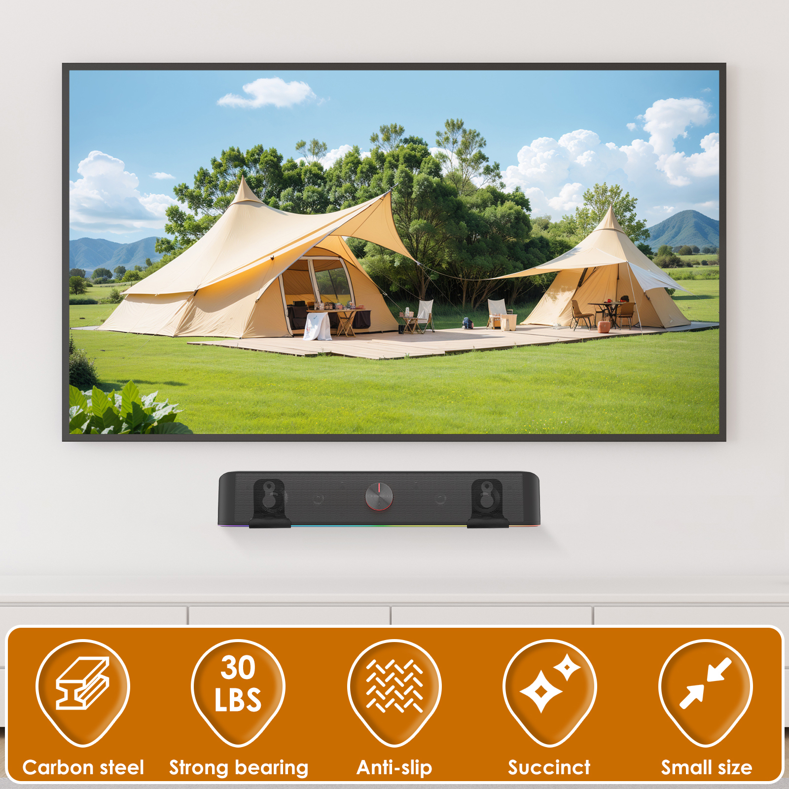 2Pcs Soundbar Speaker Stands W - đánh giá và giá Home Bar Set