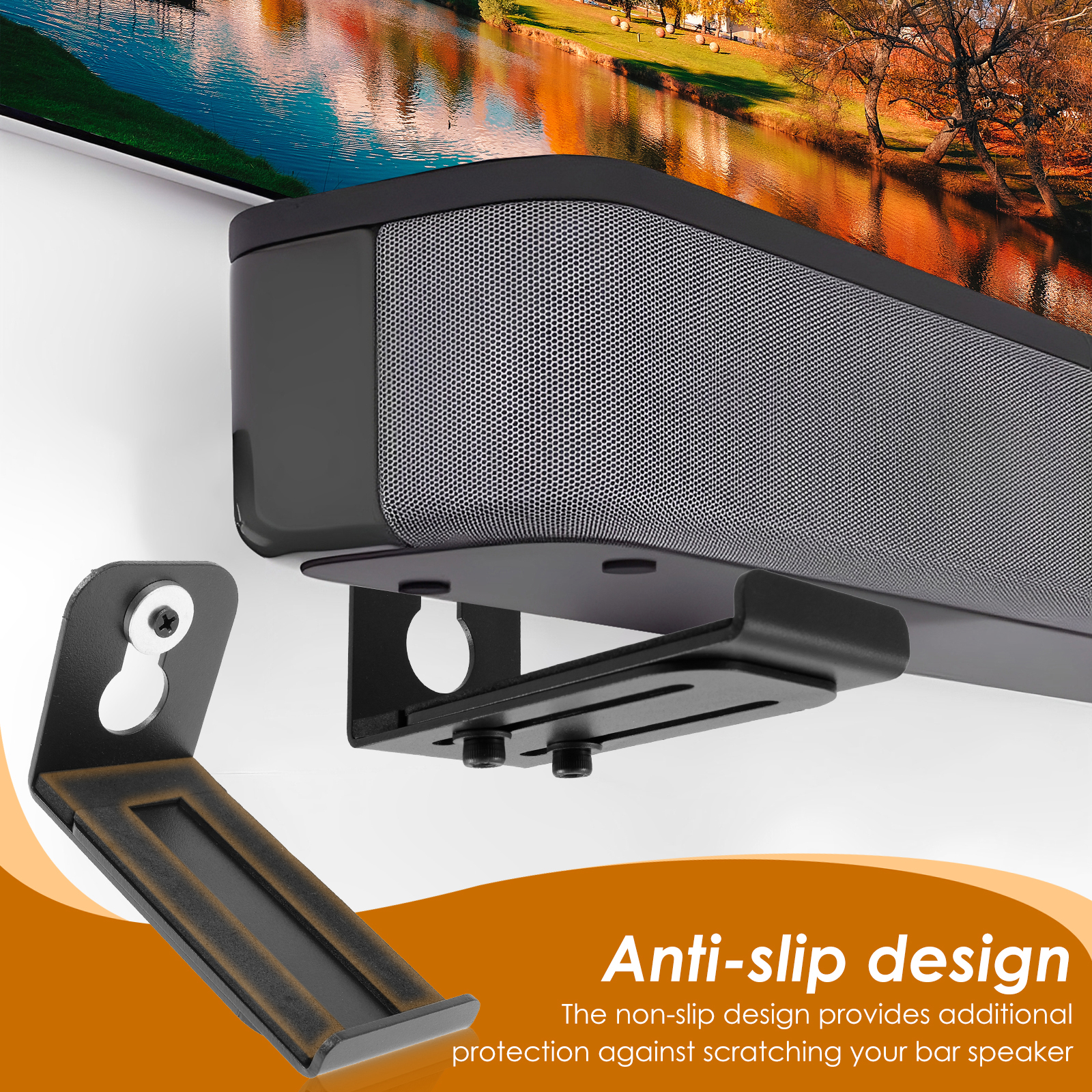 2Pcs Soundbar Speaker Stands W - đánh giá và giá Home Bar Set