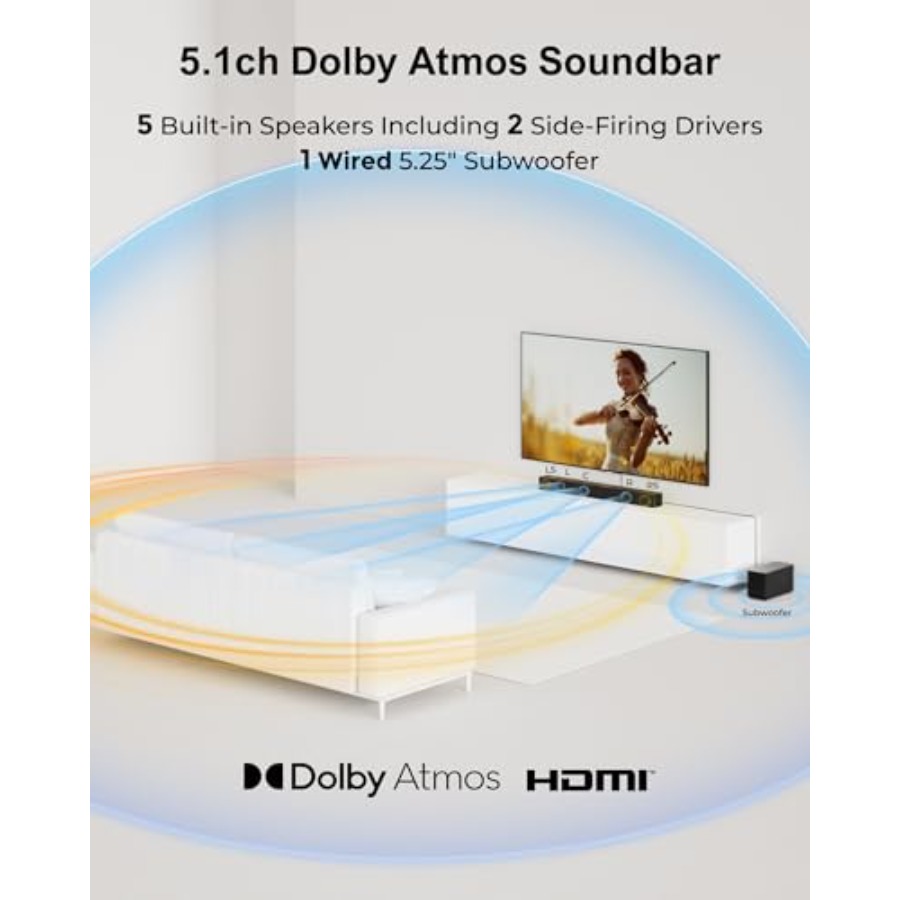 5.1CH Surround Sound Bar with  - đánh giá và giá Home Bar And Theater