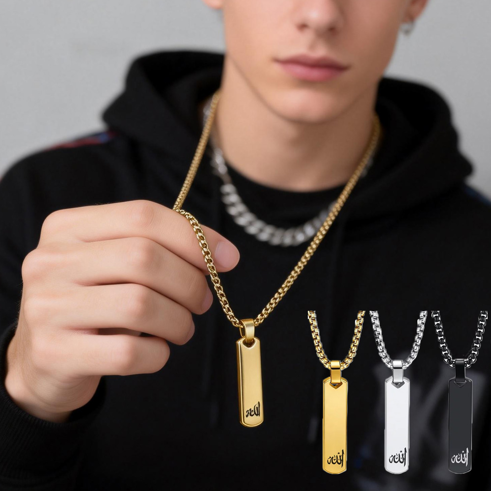 3D Bar Necklace, Cool Simple D - đánh giá và giá Bar Cart Gold