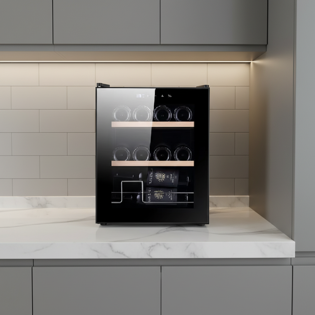 Mini bar Cooler Fridge Red Win - đánh giá và giá Home Bar And Fridge