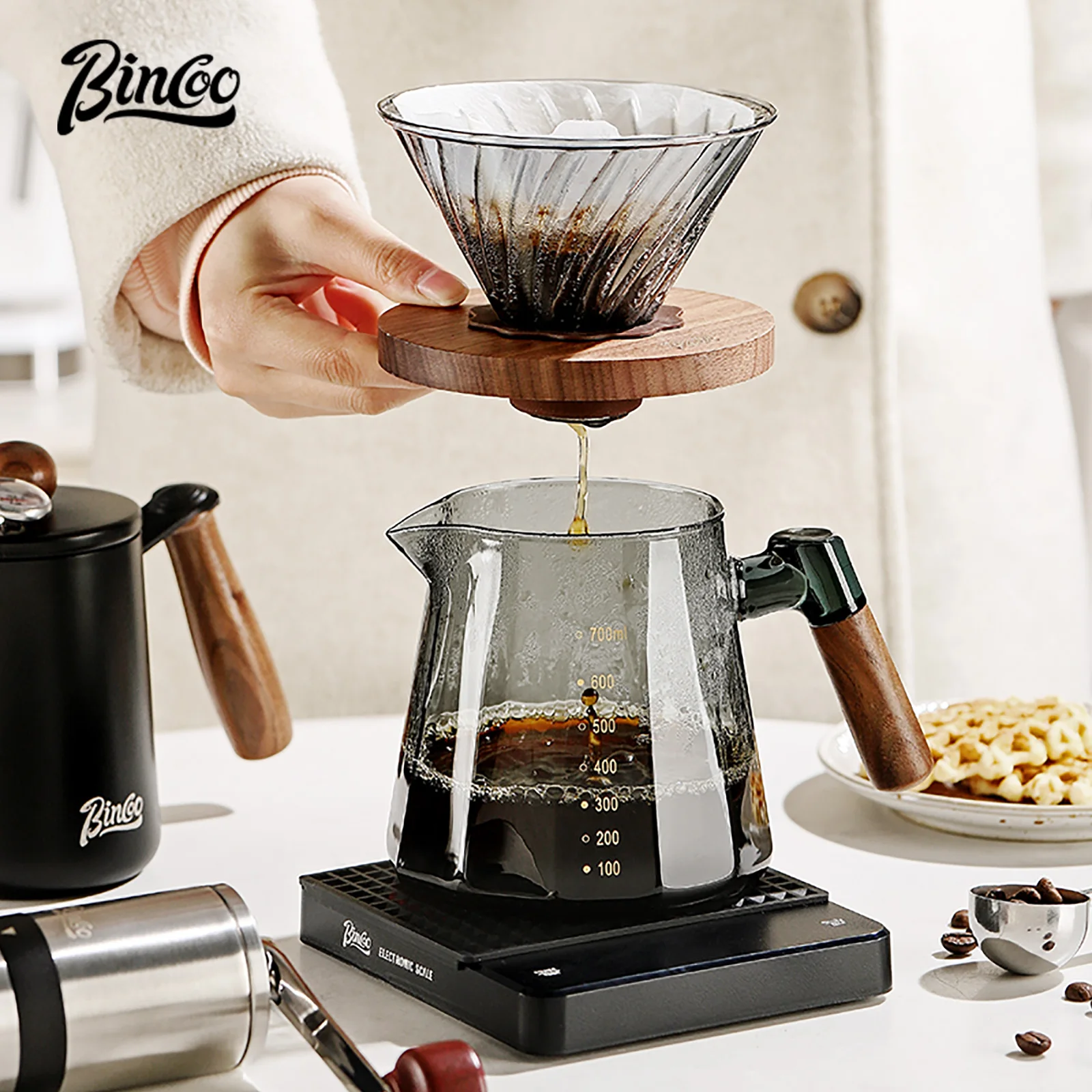 Bincoo 800ml Barista Pour Over - đánh giá và giá Home Barista