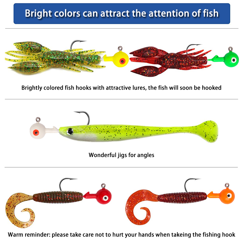 60Pcs/bag Lead Jig Heads Fishi - đánh giá và giá Jigger Double Sided