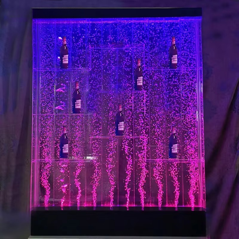 Customized Acrylic LED Water B - đánh giá và giá Home Bar Shelves