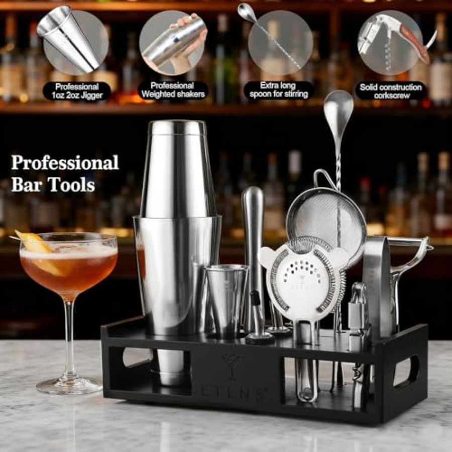 Cocktail Shaker Set Drink Mixe - đánh giá và giá Boston Shaker Set