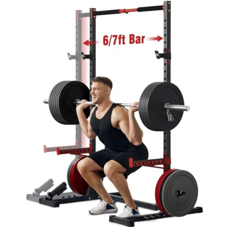 Squat Rack with Pull-Up Bar Mu - đánh giá và giá Home Bar And Gym