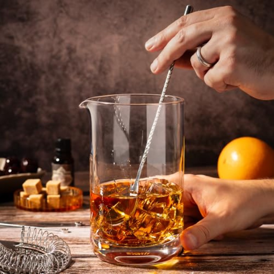 Cocktail Mixing Glass, Old Fas - đánh giá và giá Home Bar Set