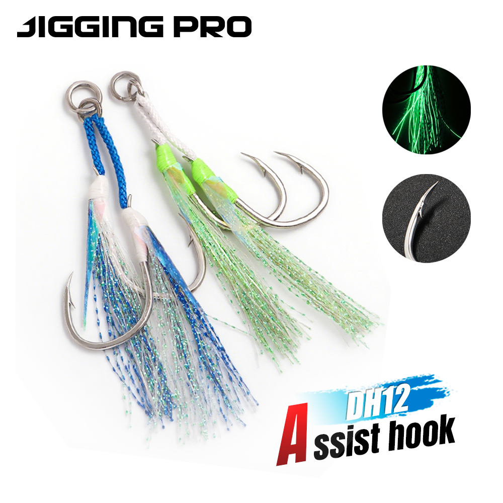 JIGGING PRO 2pcs Twin Assist H - đánh giá và giá Jigger Double Sided