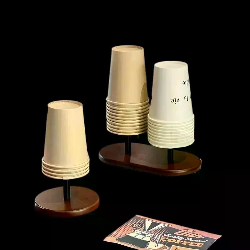Paper Cup Storage Holder Woode - đánh giá và giá Home Bar Supplies